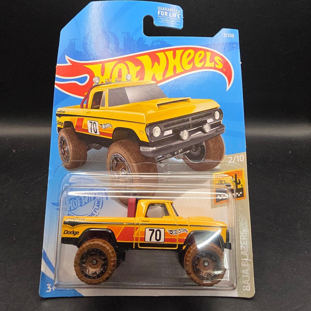 Hot Wheels '70 Dodge Power Wagon Yellow 2021 Baja Blazers